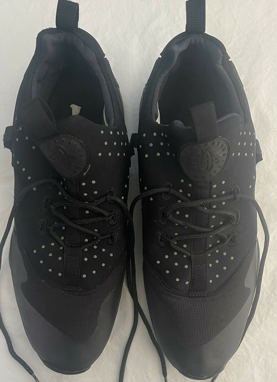 Men’s NIKE Air Huarache Black Shoes Size 11.5 FREE SHIPPING