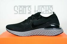 Men's Nike Epic React Flyknit 2 Running Shoes Black Anthracite BQ8928-001 $150
