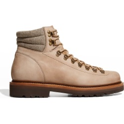 Men's Nubuck Leather Hiking Boots