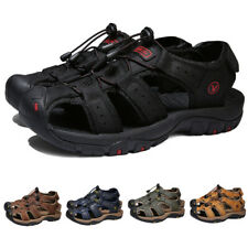 Men's Sandals Closed Toe Outdoor Walking Water Shoes Casual Comfy Hiking Sandal