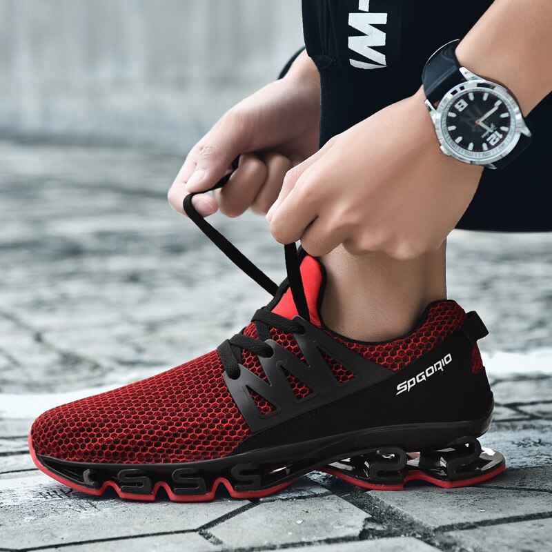 Men's Sneakers Fashion Women Soft Bottom Running Shoes Outdoor Breathable Jogging Sports Shoes Walking Shoes