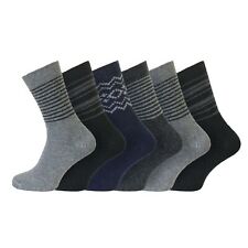 Mens Soft Wool Insulated Winter Boot Socks UK 6-11 for Hiking Trekking 6/12 Pack