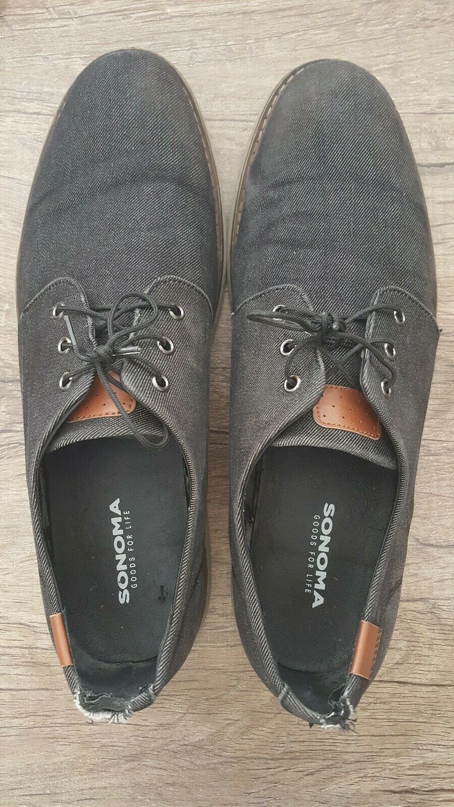 Men's Sonoma Goods for Life Shoes - Size 12- Grey Jean Material