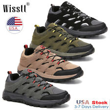 Mens Tactical Trekking Trail Shoes Walking Outdoor Hiking Boots Camping Sneakers