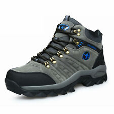 Mens Walking Hiking Trail Waterproof Ventilated Mid high-cut Boots Ourdoor shoes