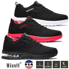 Mens Wide Gym Air Sneakers Casual Athletic Go Walk Sports Soft Cushioned Shoes