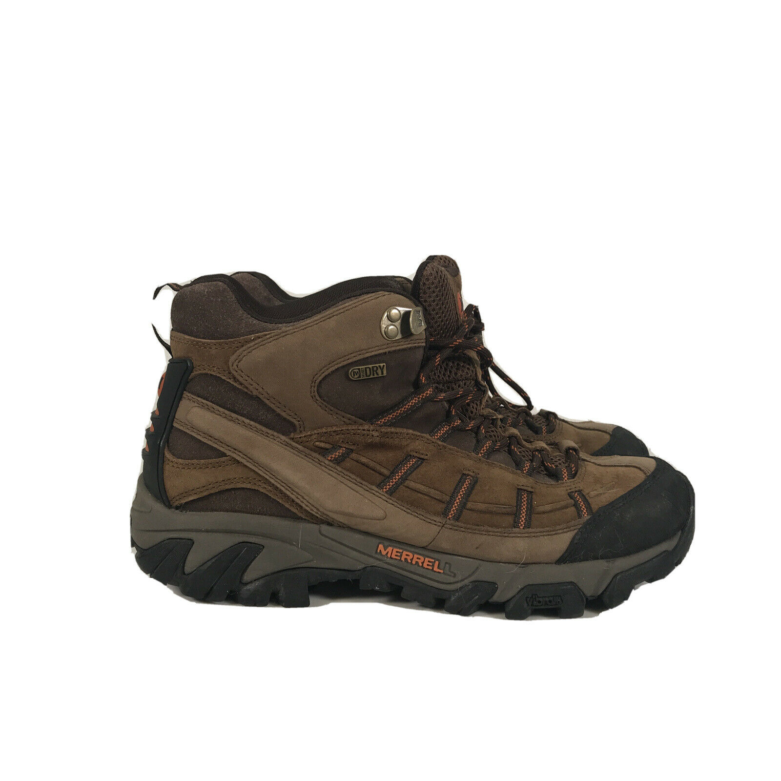 Merrell Men's Brown Moab Mid 2 Gore-Tex Hiking Boots Sz 8.5