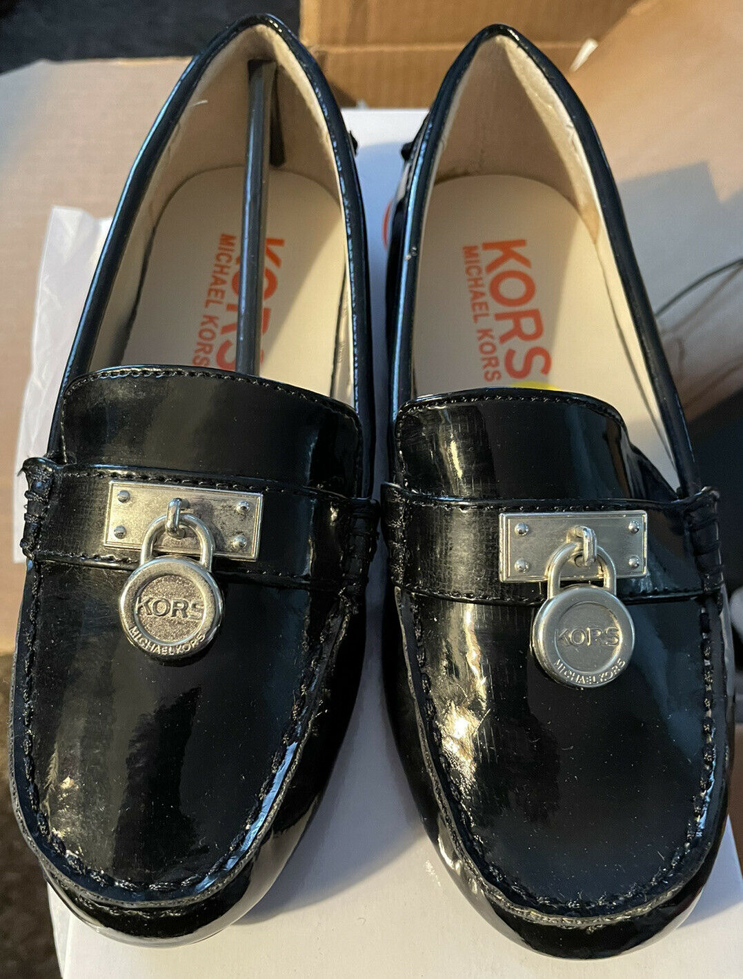 Michael Kors Kids Black Dress Shoes New In Box Size 2 Kids