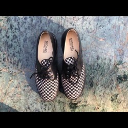 Michael Kors Shoes | Michael Kors Shoes. Leather And Cow Hide | Color: Black/White | Size: 6