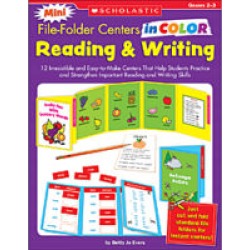 Mini File-Folder Centers in Color: Reading & Writing: Grades 2-3