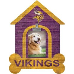 "Minnesota Vikings Dog Bone House Clip Frame"