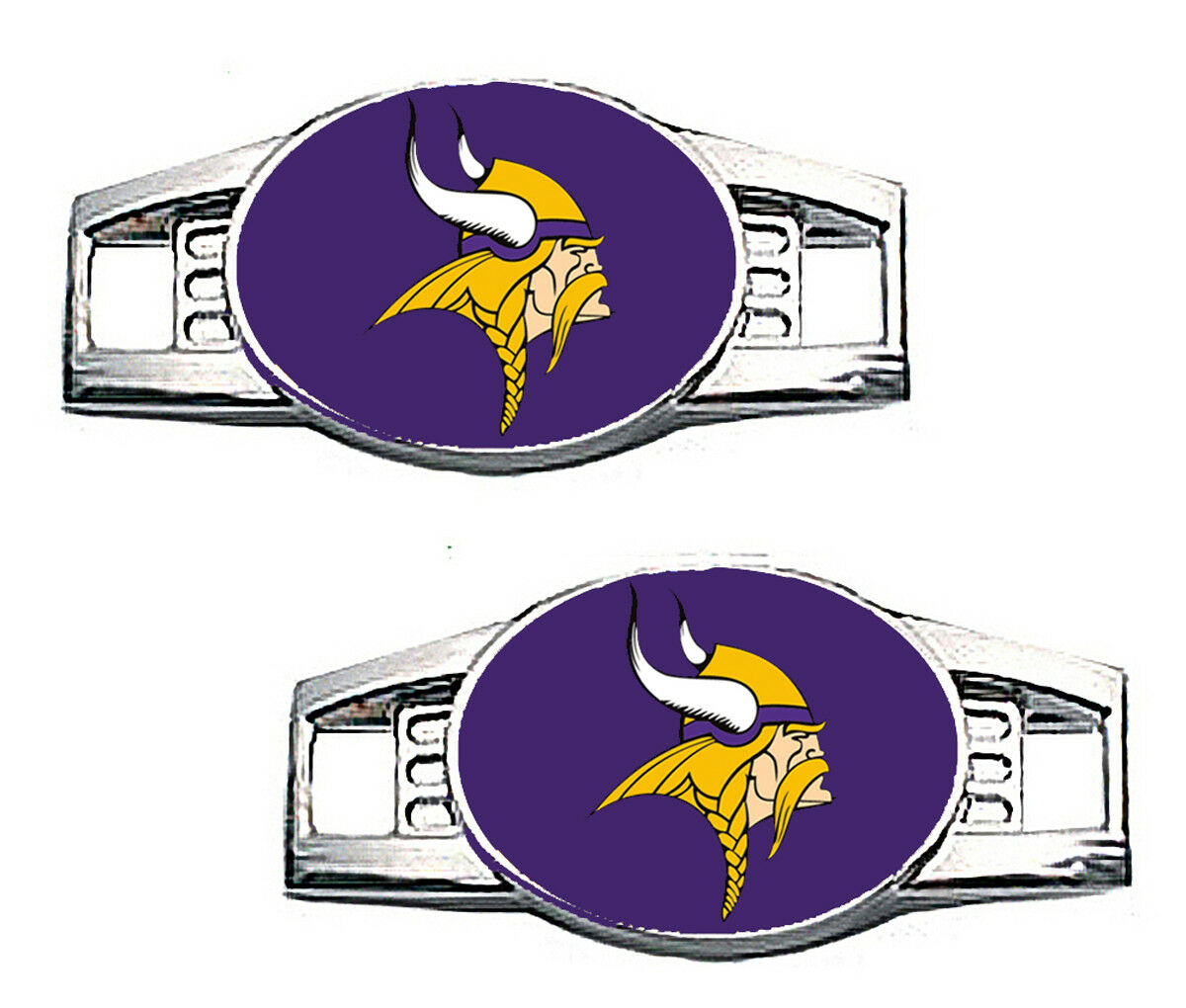 Minnesota Vikings Shoe Charms / Pair of 2
