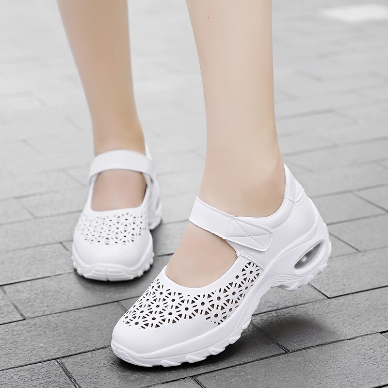 Moccasins High Quality 2021 Fashion Women Sneakers Shoes Lady Shoes Casual Shoes Walking Female PU Leather Uk Dropshipping