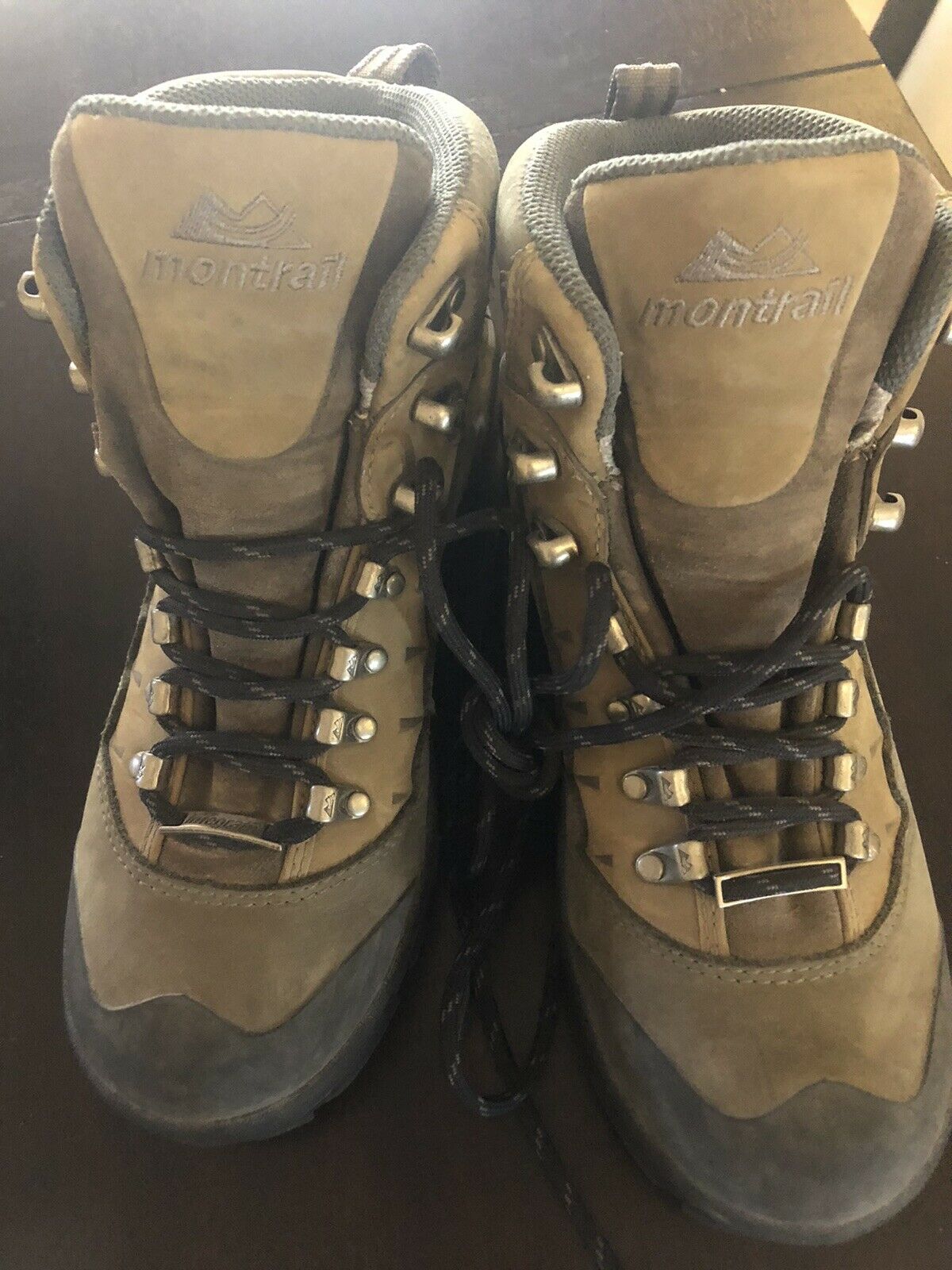 Montrail Gortex Hiking Brown Boots Women's Size 7