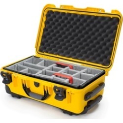 Nanuk 935 Waterproof Hard Case with Wheels and Foam Insert (Yellow)