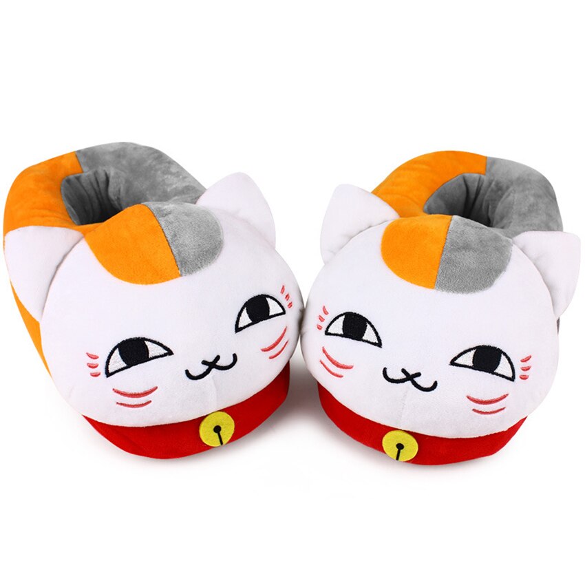 Natsume's Book of Friends Anime Peripheral Cosplay Shoes Role Cute Cartoon At home Cotton Shoes Fashion Warm Shoes Hot Sale