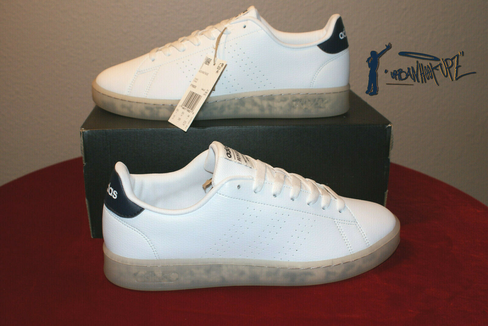 (NEW) Adidas Advantage Eco Men's Tennis Shoes Size 10 - FY6033 - ECO PRIMEGREEN