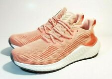 NEW Adidas Unisex Alphaboost Running Shoes, Glow Pink/Cyber Metallic,