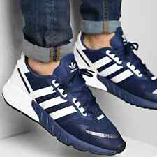 New adidas ZX 1K Boost Mens athletic sneaker casual shoes navy white all sizes