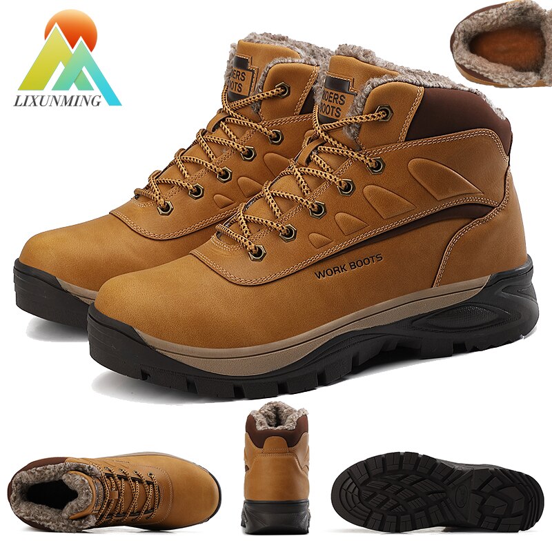 New Autumn And Winter Snow Hiking Boots Warm And Waterproof Hiking Shoes Men's Large Size Hiking Shoes Women's Casual Shoes