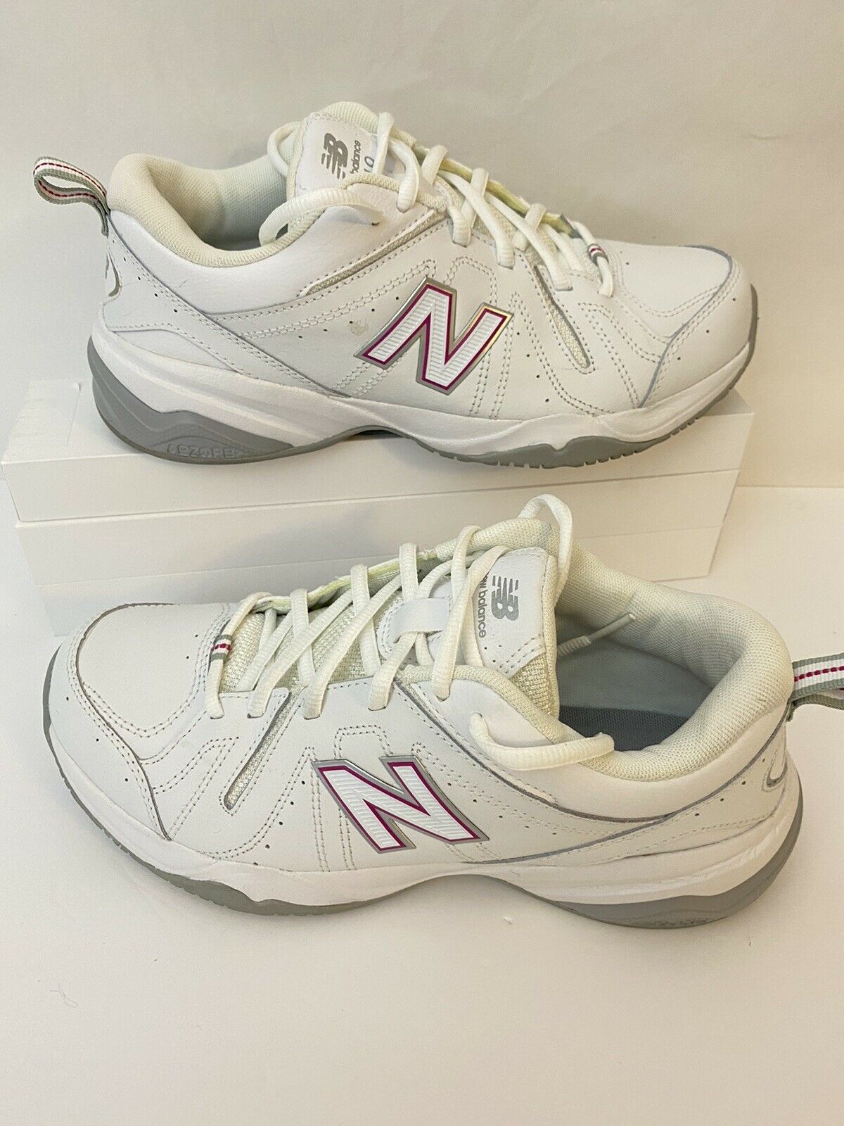 New Balance 619 Womens Size 8.5 Running Walking Shoes White Pink WX619WP Mint Co