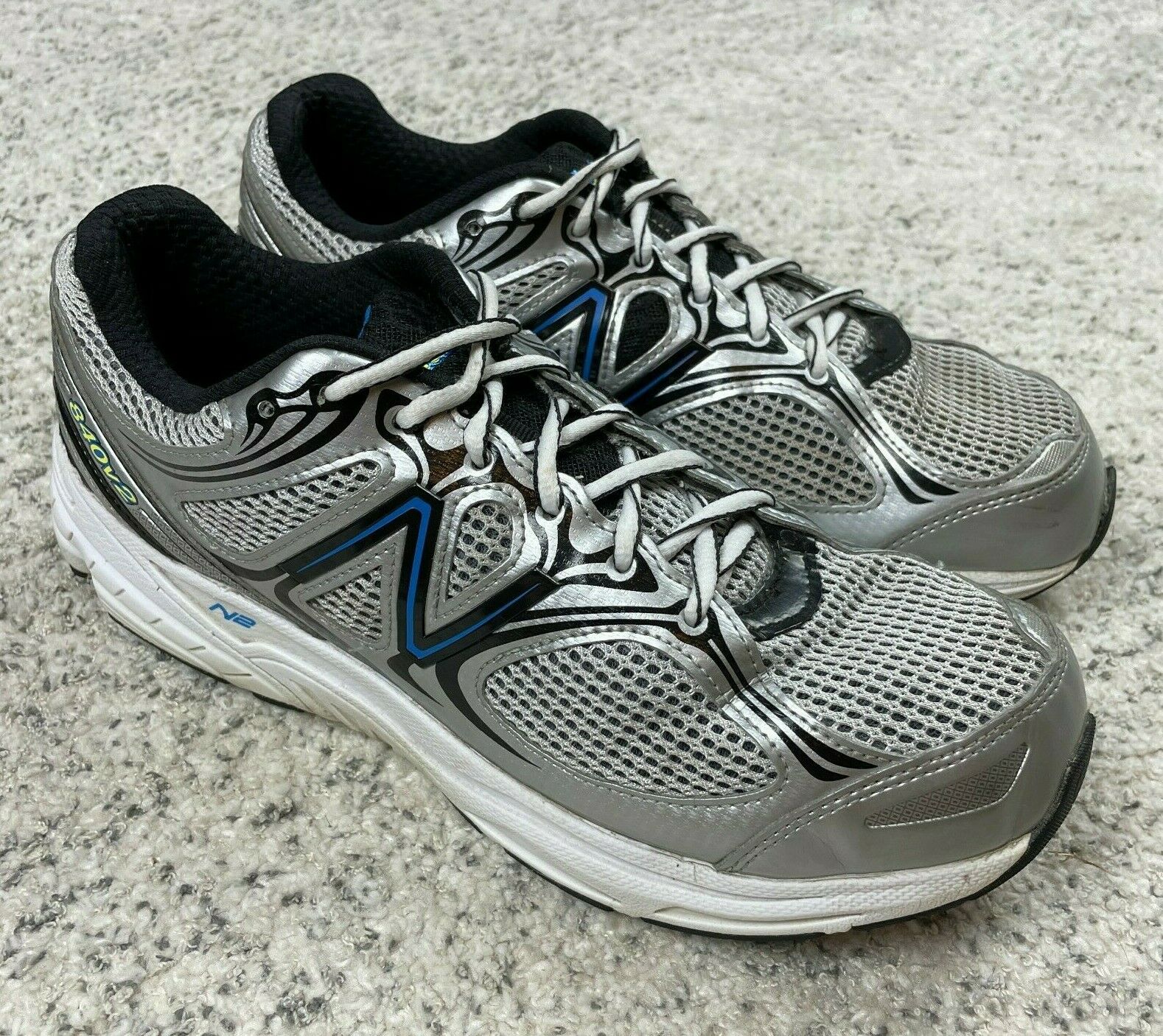 New Balance 840v2 Sneakers Mens 9.5 Shoes Walking Mesh Daily Made In USA M840SB2