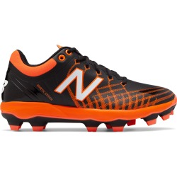 New Balance Low-Cut 4040v5 TPU Baseball Cleat Mens Shoes Orange with Black