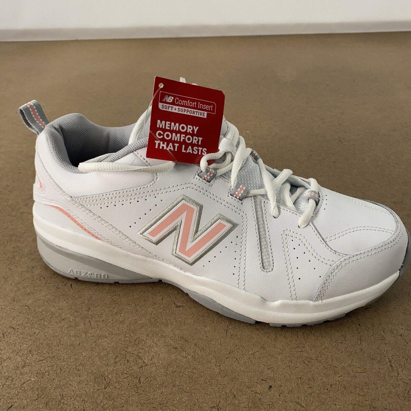 New Balance Women's Shoe Size 11 White 608 V5 Casual Comfort Cross Trainer New