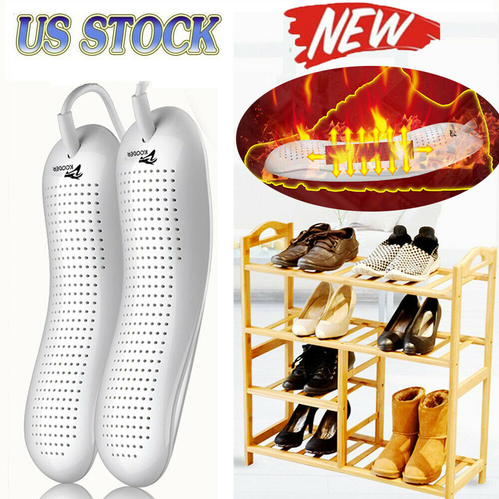 New Electric Heat Shoes Boot Dryer Portable Sanitize Shoe Warmer Footwear US Hot