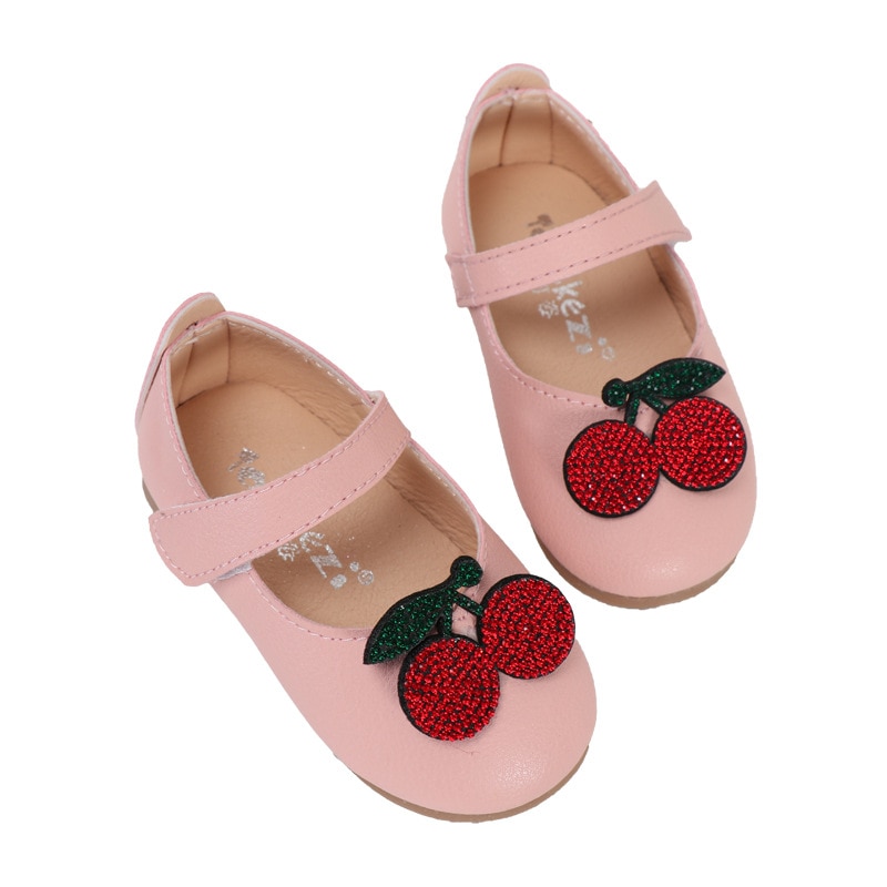 New Girls' Shoes Spring and Summer Baby Shoes Soft Sole Small PU Leather Shoes Baby Shoes Princess Shoes Kids Dress Shoes
