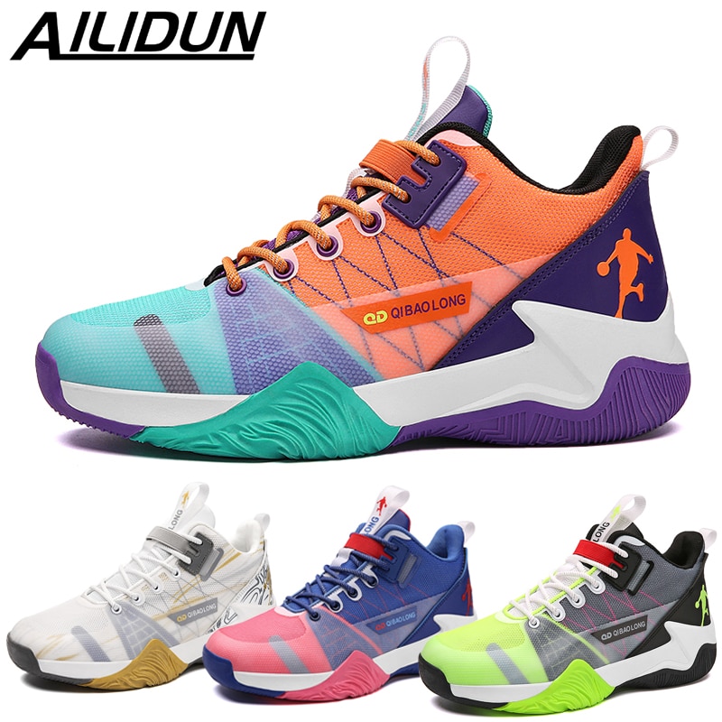 New Hot Superstar Fashion Rainbow Basketball Shoes Men Breathable High top Basketball Shoes Outdoor Street Sneakers Unisex Shoes