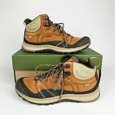 NEW Keen Terradora Leather Mid WP Women's Hiking Boots Timber/Cornstalk 1017752