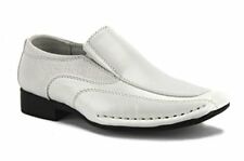 New Little Toddler Boy's Classic Slip On Dress Loafers Formal Shoes Black White