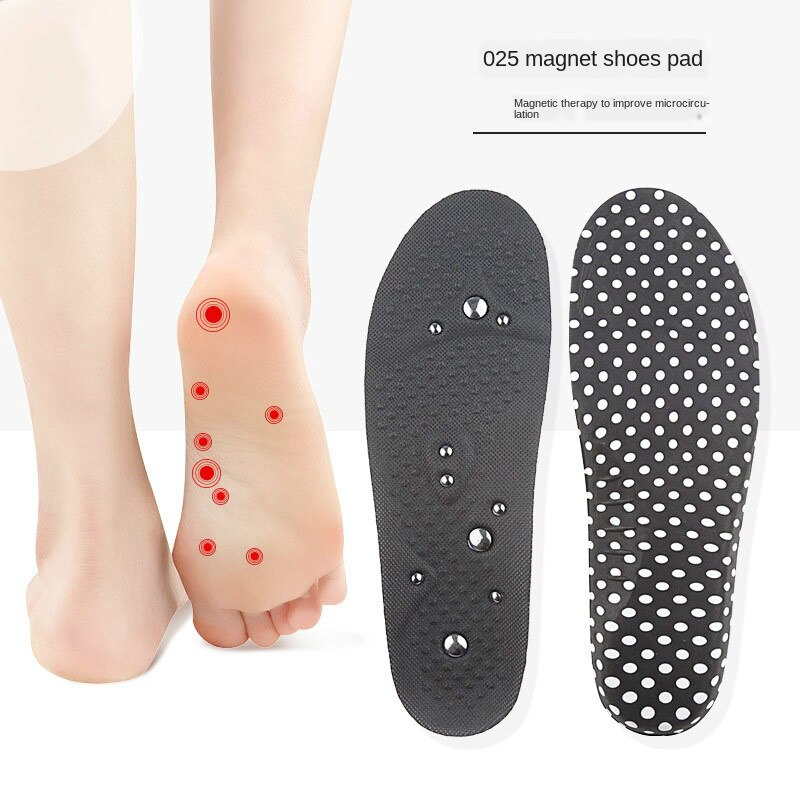 New Magnet Shoes Pad Magnetic Therapy Massage Shock Absorption Men and Women Arch Support Sports Casual Breathable Shoes Pad