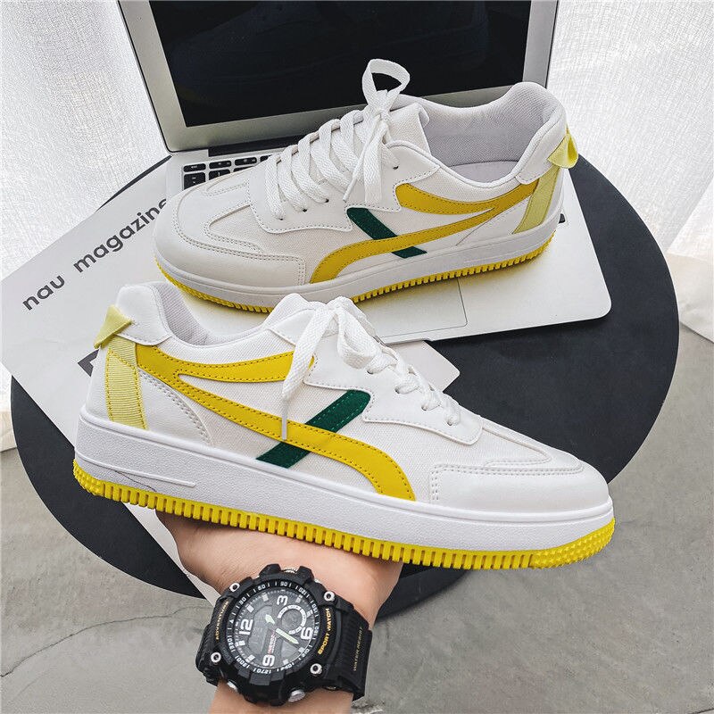 New Men Leather Stakeboarding Shoes Trend Casual Sport Shoes Breathable Jordan Sneakers Footwear Men Vulcanized Canvas Shoes