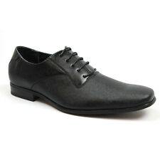 New Mens Ferro Aldo Black Herringbone Dress Shoes Leather Snipe Toe Oxfords NEW