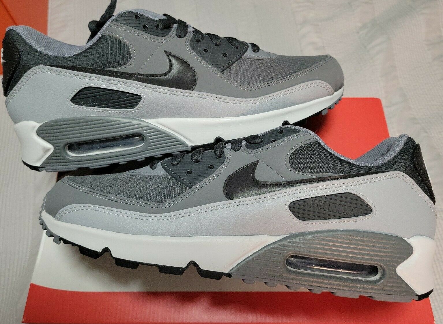 New Nike Air Max 90 Shoes Anthracite Black Gray DC9388-003 Men's Size 11