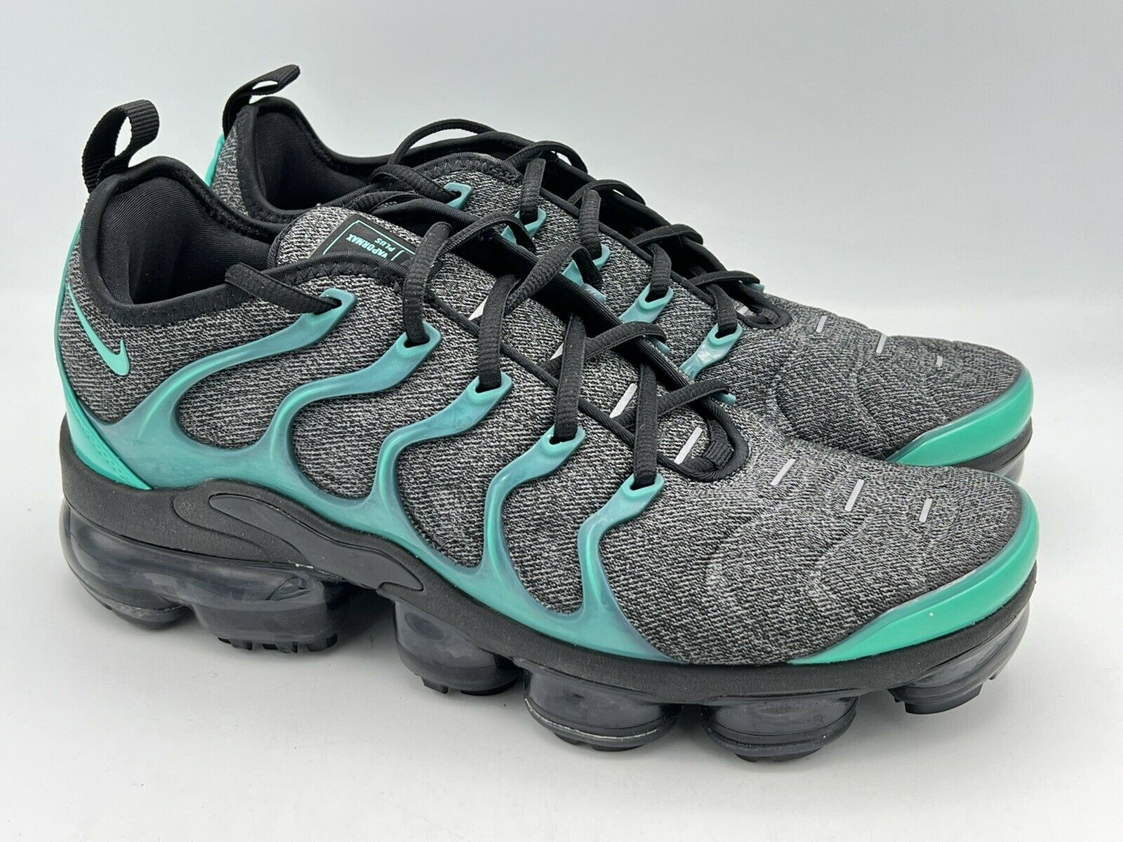 New Nike Air Vapormax Plus Eagles Black Green Running Shoes 924453-013 Mens 13