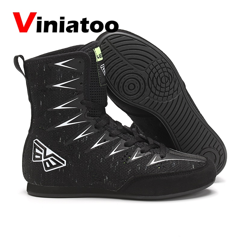 New Professional Boxing Shoes Kids Light Weight Boxing Footwears Size 33-39 Anti Slip Wrestling Shoes Men Wrestling Sneakers