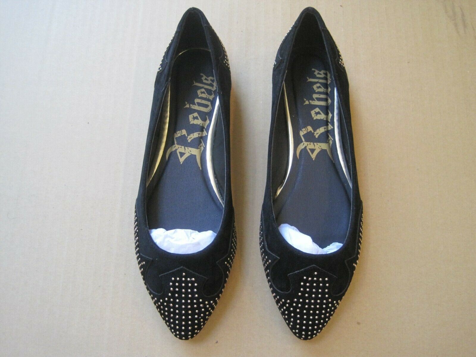 NEW Rebels Women's 8.5 Casual Flat Ren -Black Shoes ROXY/ REN
