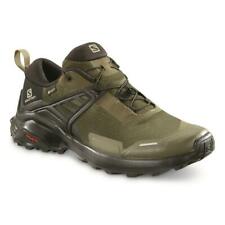 NEW! Salomon Men's X Raise Waterproof Hiking Shoes, GORE-TEX Sizes 8-14 Green