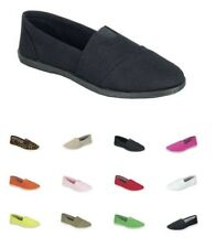 New women ballet flats slip on casual loafer canvas shoes on sale