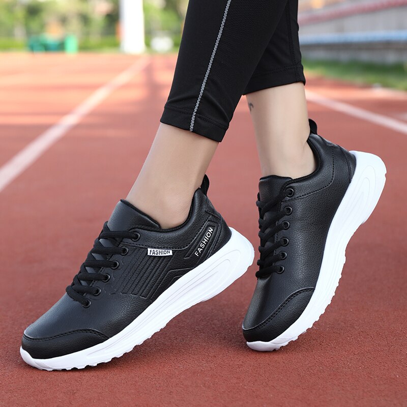 New Women Running Sneakers Comfortable Walking Jogging Sneakers Running Sport Shoes Black Women Cheap Athletic Shoes