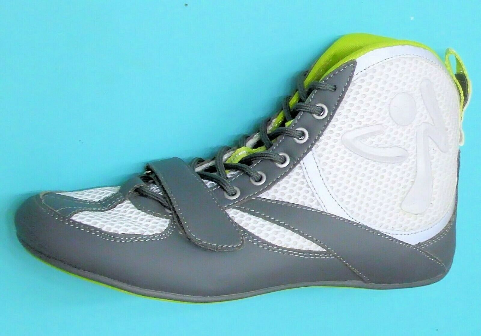 new ZUMBA sz 8 Gray Silver Mesh Trainer Mid Sneaker Shoes