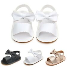 Newborn Girl Summer Sandals Baby Anti-slip Prewalker Kid Soft Sole Crib Shoes