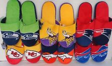 NFL Men's Colorblock Slide Slippers House Shoes by Forever Collectibles