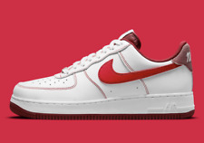 Nike Air Force 1 '07 Shoes "First Use" White University Red DA8478-101 Men's NEW