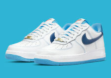 Nike Air Force 1 '07 Shoes White Deep Royal Blue DA8478-100 Men's Multi Size NEW