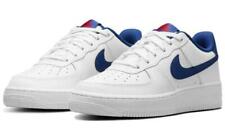 Nike Air Force 1 (GS) Shoes White Deep Royal Blue Red CT3839-101 Youth NEW