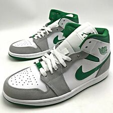 Nike Air Jordan 1 Mid SE Grey Green Men's Shoes DC7294-103 size 8-13